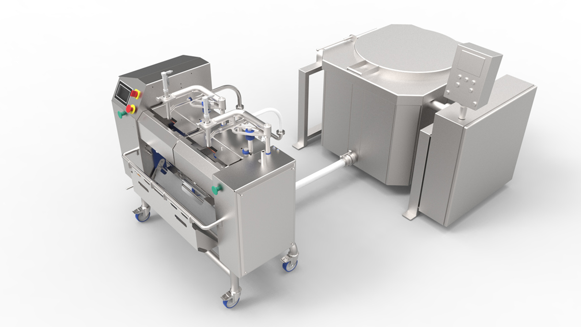 Double head pouch packing machine