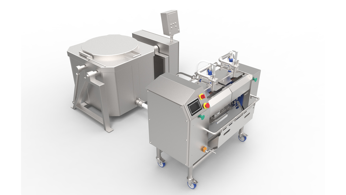 Double head pouch packing machine